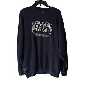 University of Oxford Sweatshirt Mens 2XL Crewneck Pullover Embroidered XXL Sweat